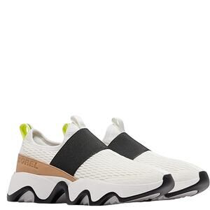 Used Sorel Women's Strap Sneakers - Sea Salt/Black, Size 6.5